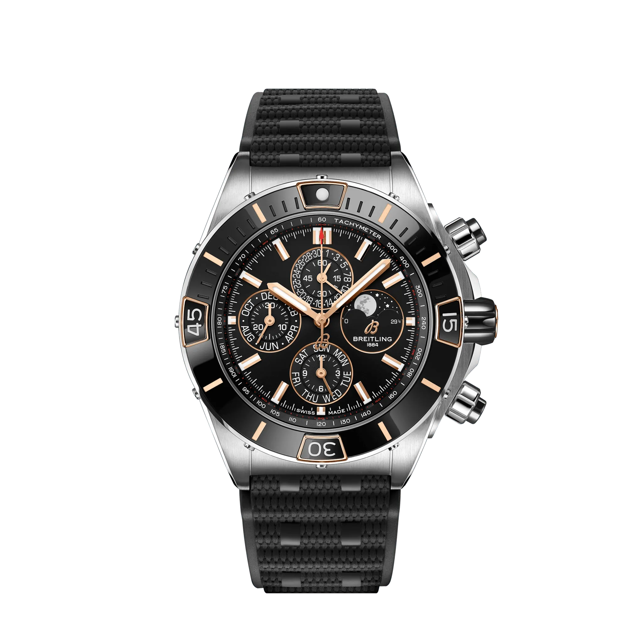 Breitling Super Chronomat 44 Four-Year Calendar Stainless Steel & 18k Red Gold Men's Watch