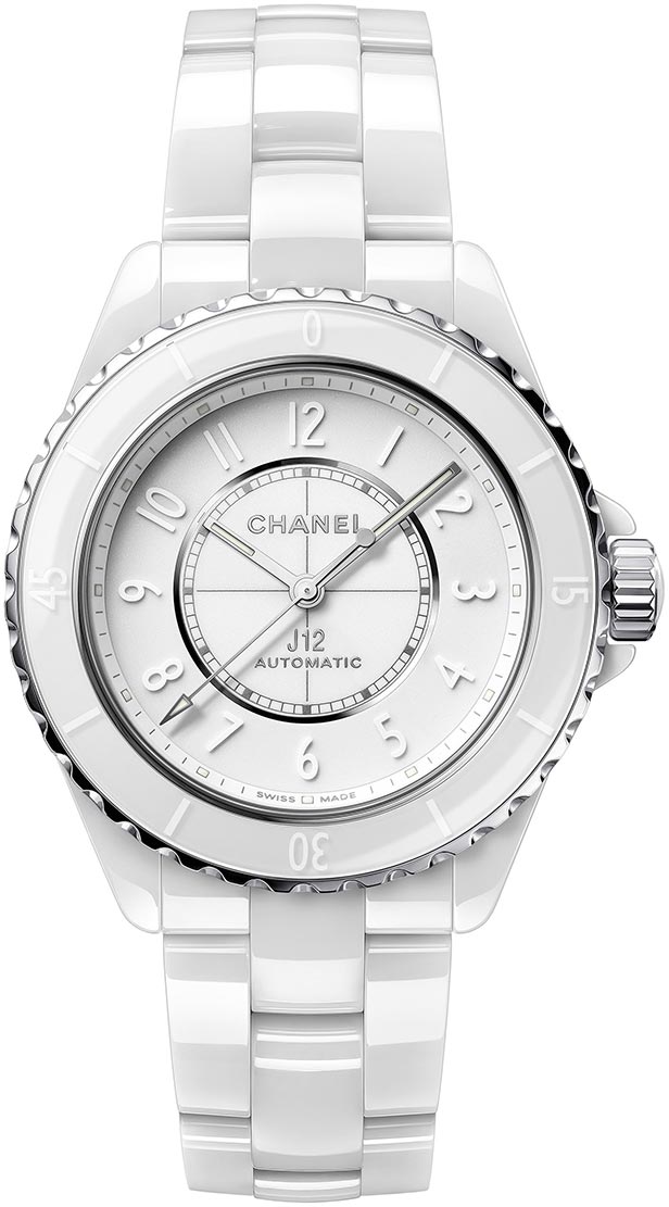 Chanel Mademoiselle J12 La Pausa Reference H7609, A Black Ceramic Automatic Wristwatch, Mens Watch