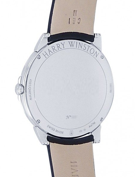 Harry Winston Midnight Moon Phase 18K White Gold & Diamonds Ladies Watch