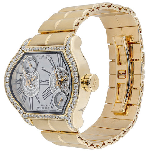 DeLaCour City 2 Limited Edition 18K Rose Gold & Diamonds Ladies Watch