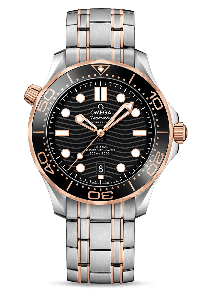 Omega Seamaster 300 Master Co-Axial Stainless Steel & 18K Sedna Gold