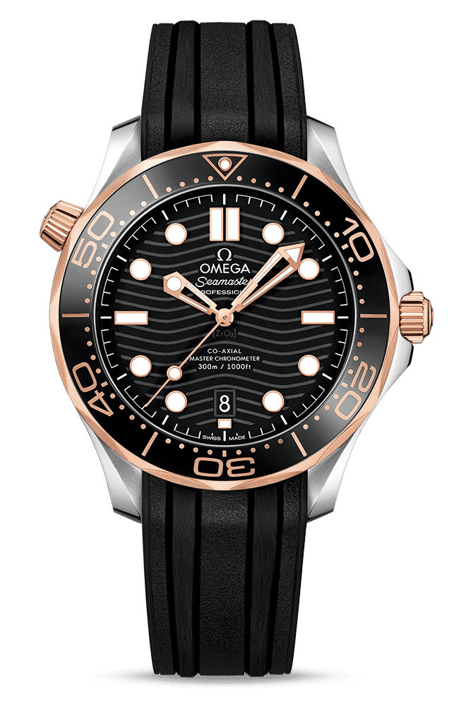 Omega Seamaster 300 Master Co-Axial Stainless Steel & 18K Sedna Gold