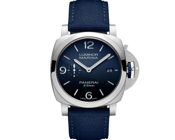 Panerai Luminor Marina Stainless Steel Men s Watch Worldofluxuryus