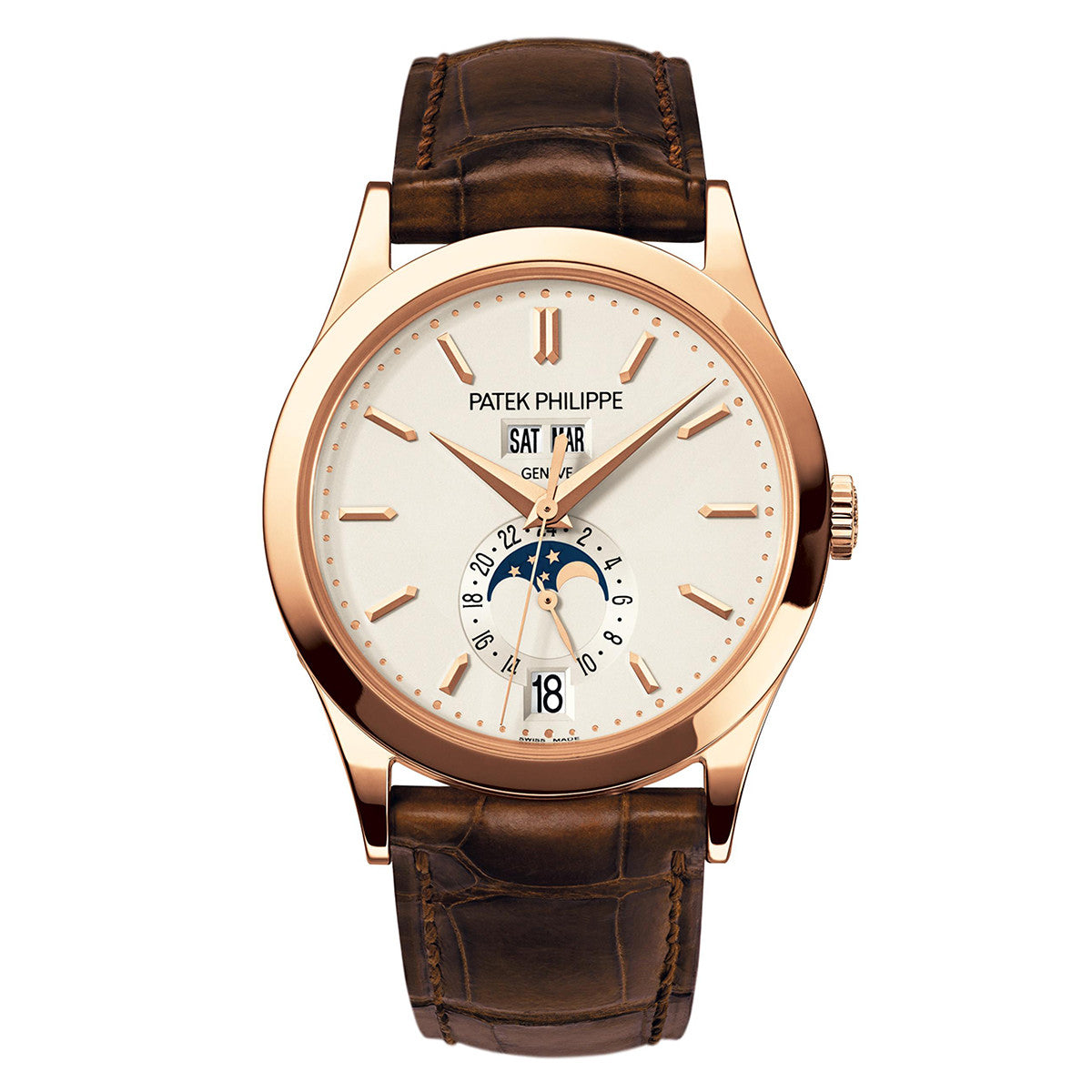 Patek Philippe Complicated 18K Rose Gold Mens Watch