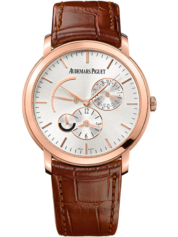 Audemars Piguet Jules Audemars Dual Time 18K Rose Gold Men's Watch