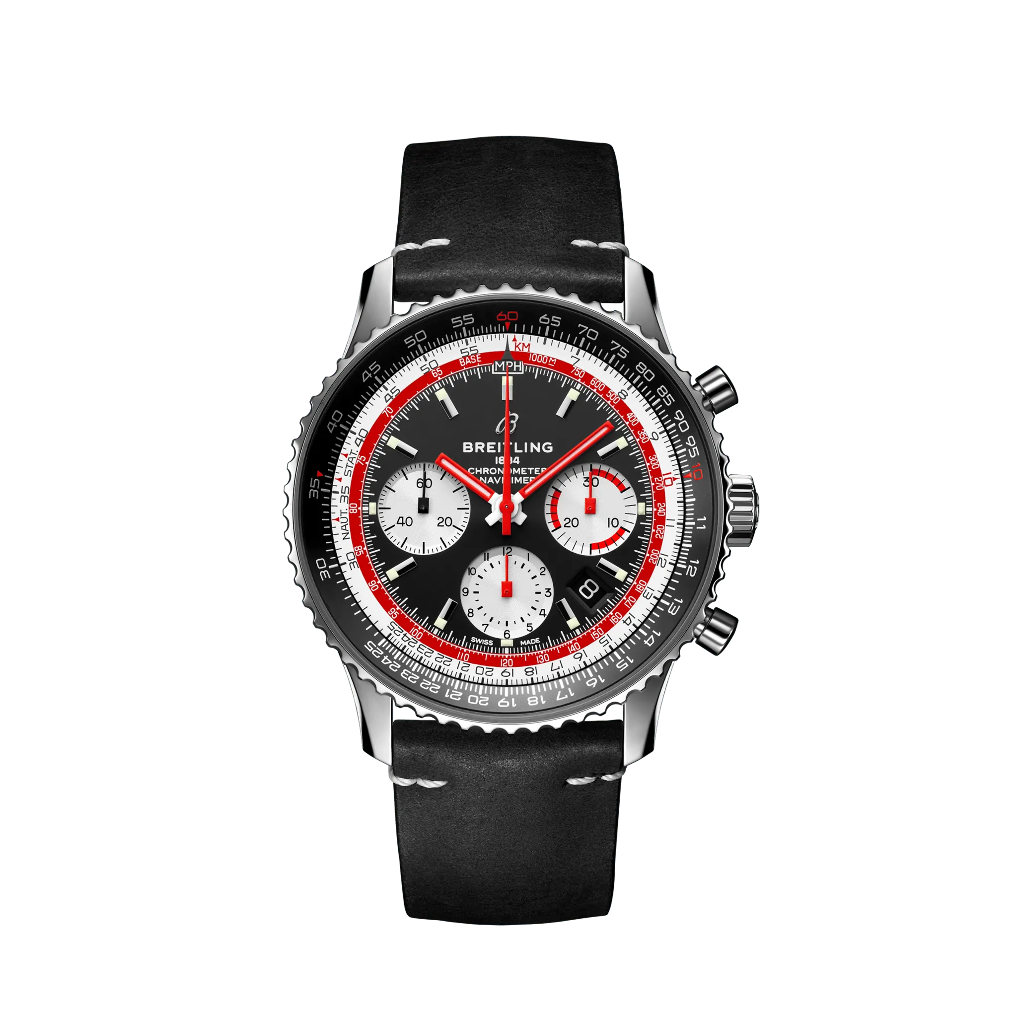 Breitling Navitimer B01 Chronograph 43 Swissair Stainless Steel Men's Watch