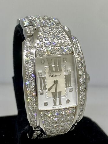 Chopard La Strada 18kt White Gold Diamond Lady's Watch