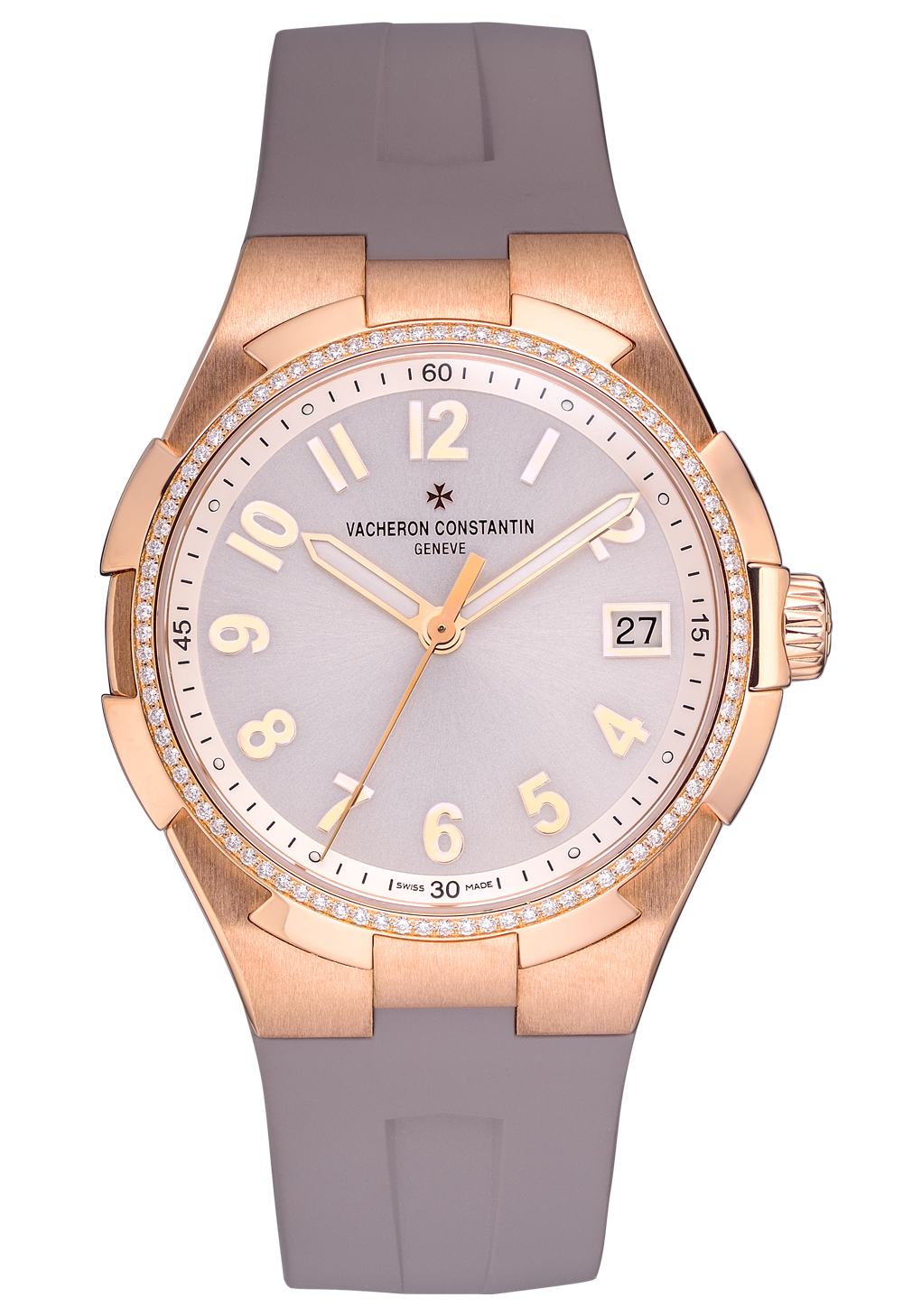 Vacheron Constantin Overseas 18K Yellow Gold & Diamonds Ladies Watch