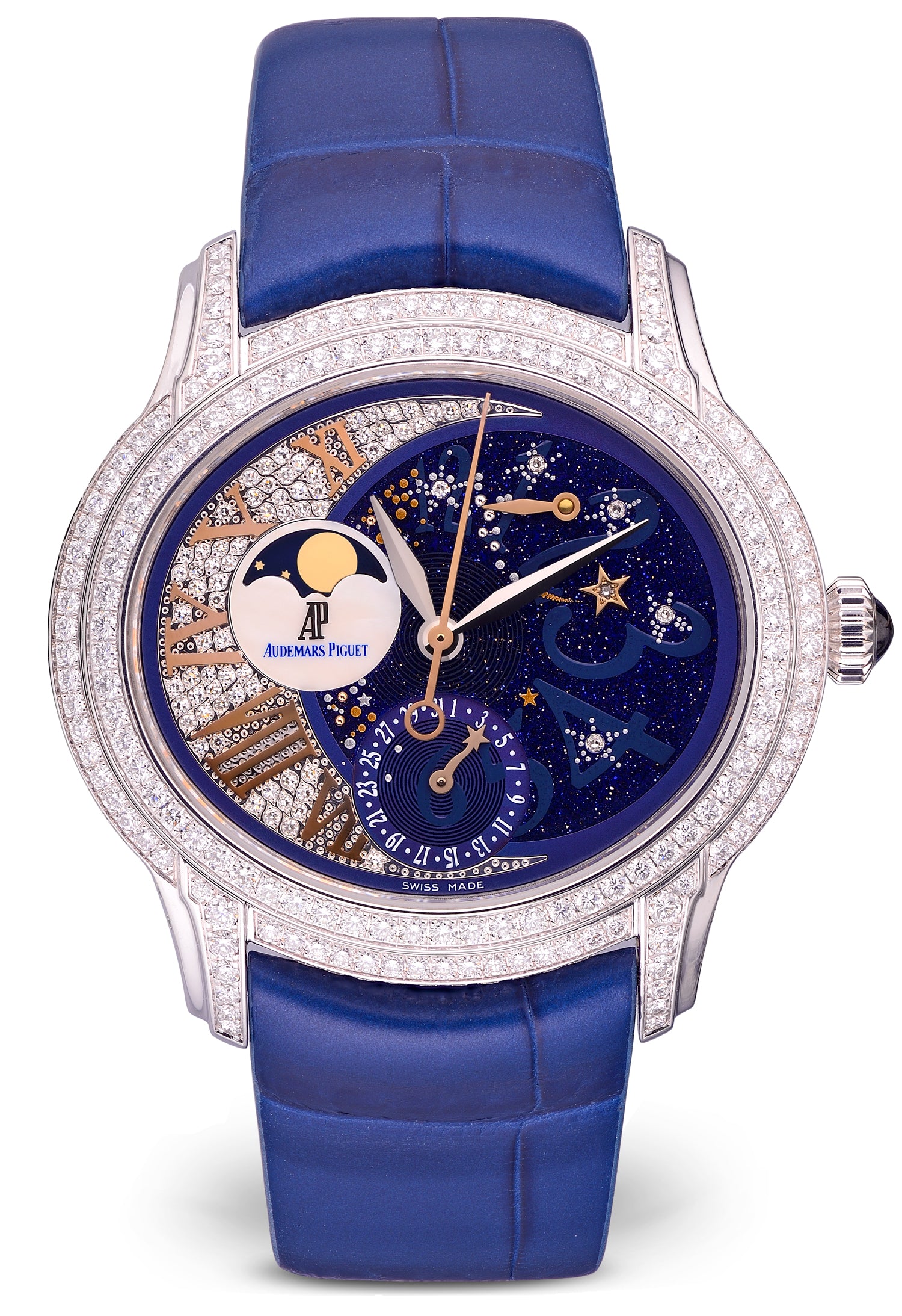 Audemars Piguet Millenary 18K White Gold & Diamonds Ladies Watch