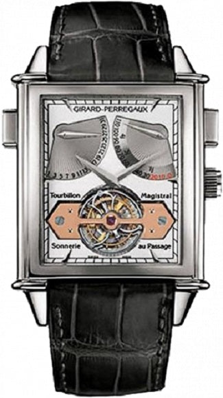 Girard-Perregaux Haute Horlogerie Vintage 1945 Tourbillon Magistral Platinum Men's Watch